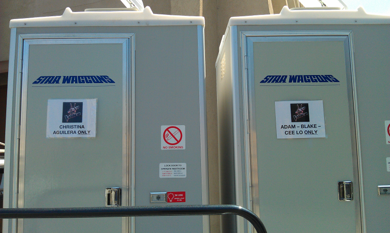 Illustration for article titled Christina Aguilera Has Her Very Own Porta-Potty